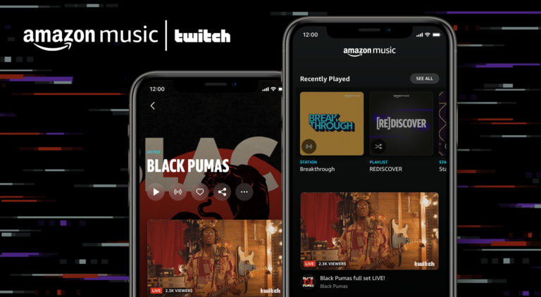 Cómo añadir transmisiones en vivo de tu Twitch a Amazon Music
